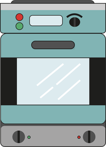 Illustration of oven